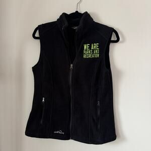 Eddie Bauer We Are Parks and Rec Embroidered Fleece Vest